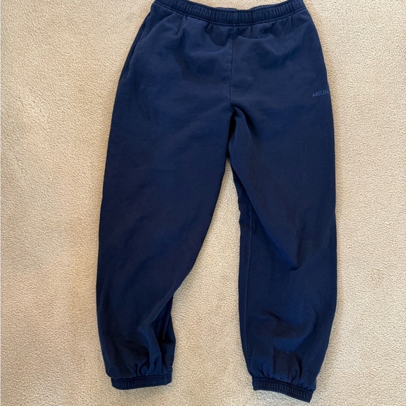 Aritzia Navy Blue Jogger Pants - Picture 1 of 3